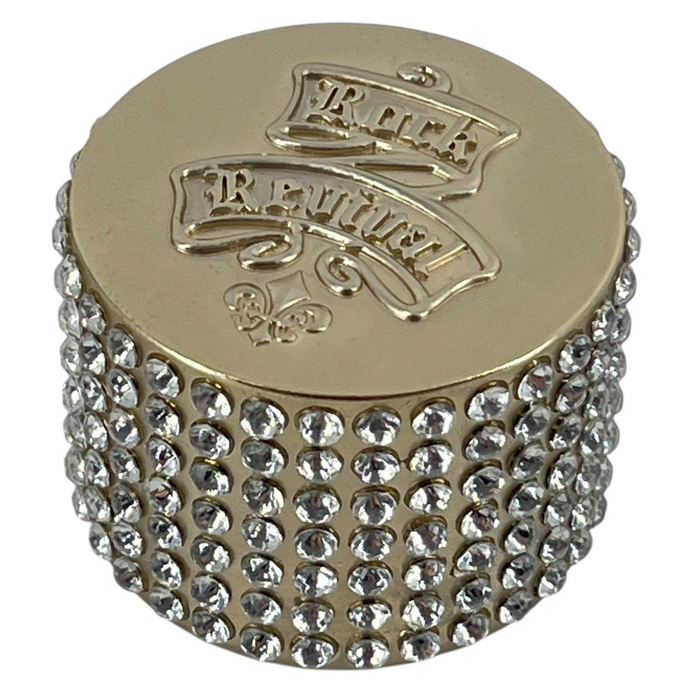 Rock Revival CREAM GOLD Perfume Replacement CAP ONLY Rhinestone Lid